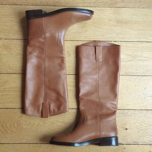 J Crew Knee High Leather Riding Boots